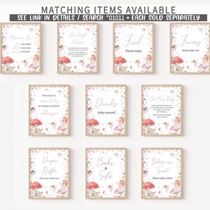 a set of nine matching items available for a wedding