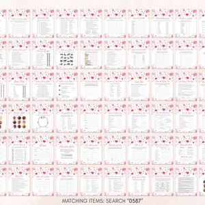 a poster with hearts and hearts on it