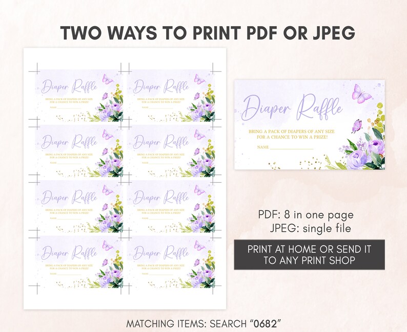 two ways to print a wedding program