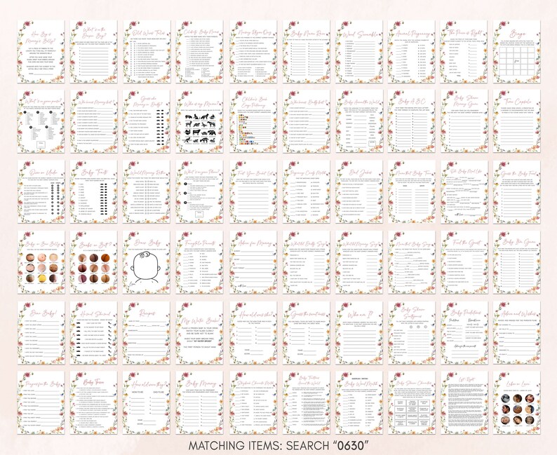 a large poster with a bunch of numbers on it