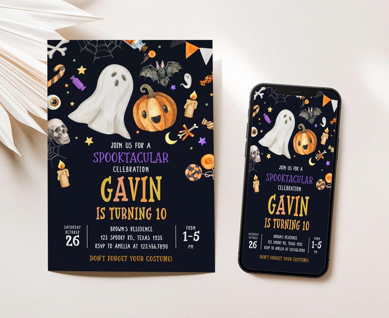 Spooktacular Party Invites