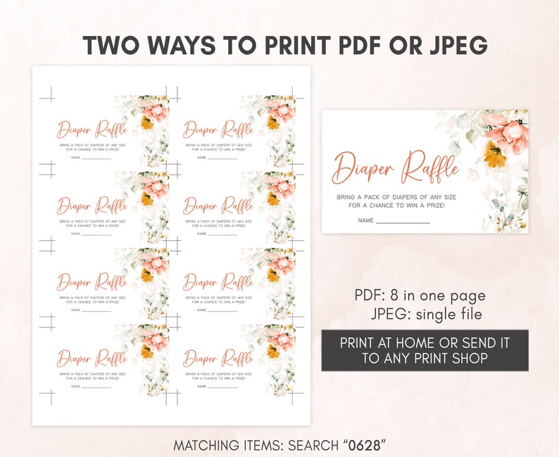 two ways to print a wedding program