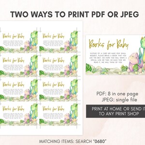 two ways to print for a baby shower