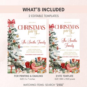 Christmas Invitation Set