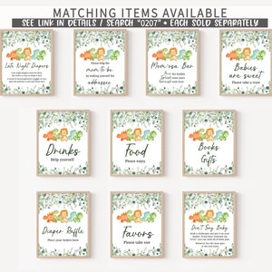 Editable Dinosaur Baby Shower Bottle Label, Dino Baby Shower Water ...