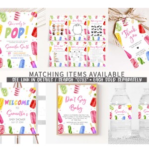 She's Ready to Pop Printable Templates