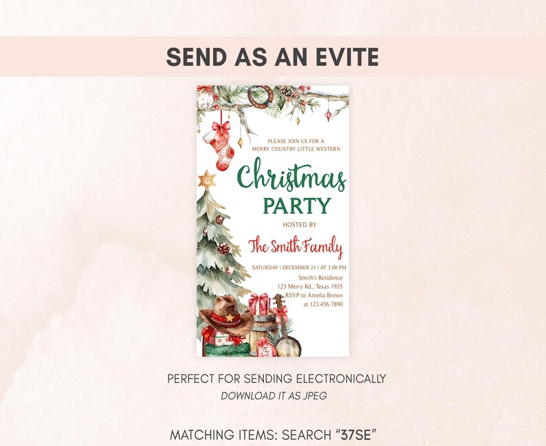Christmas Party Evite