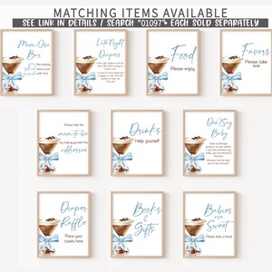 a set of eight greeting cards with a picture of a martini