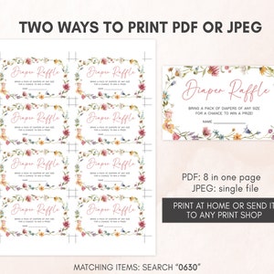 two ways to print a wedding program