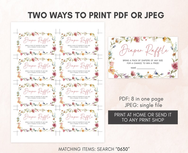 two ways to print a wedding program