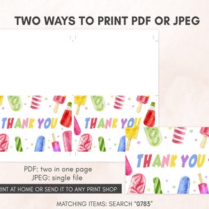 Girl Thank You Card