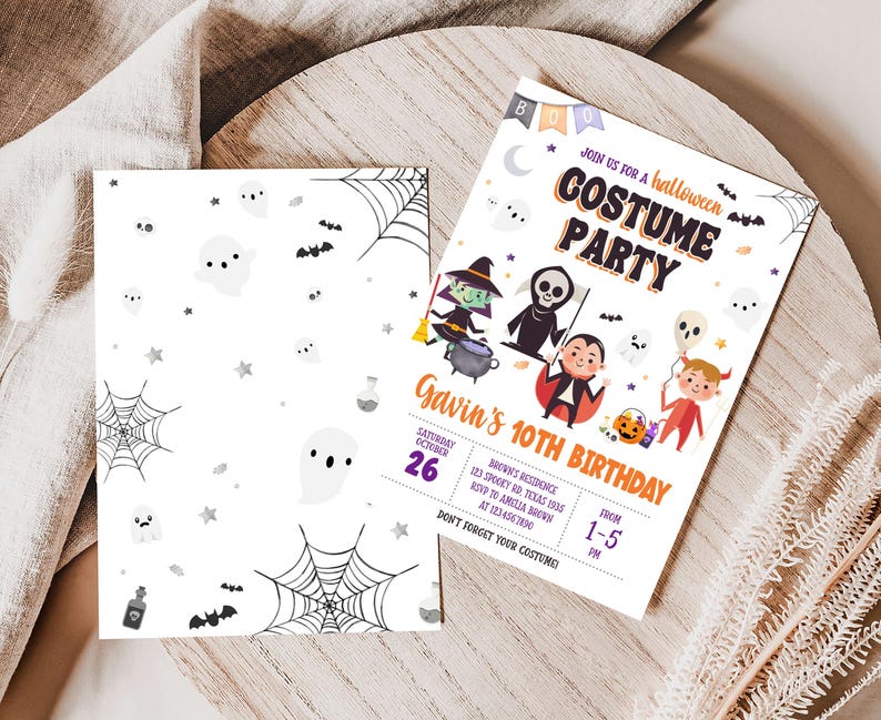 Halloween Party Invites