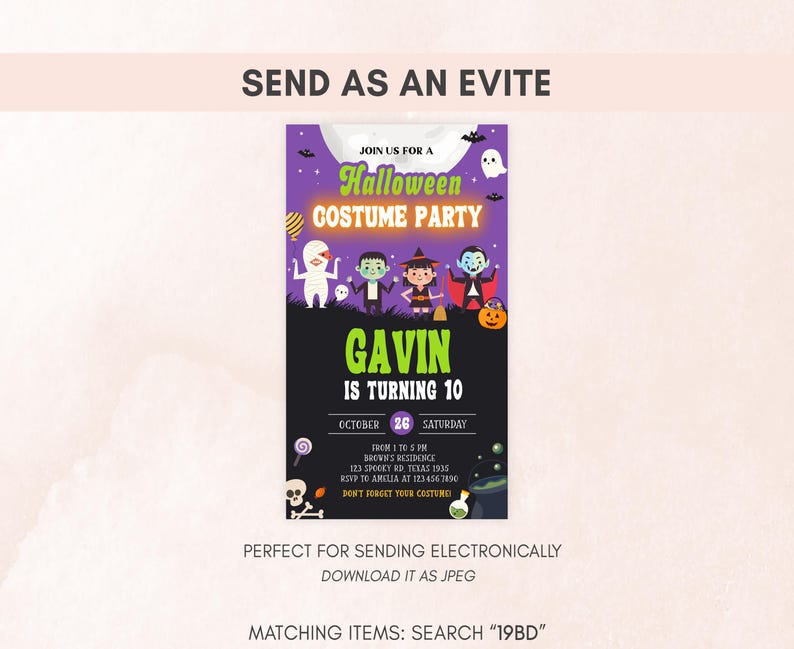 Halloween Evite