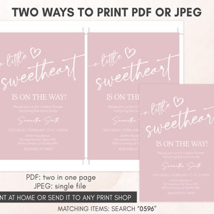 two ways to print a wedding card
