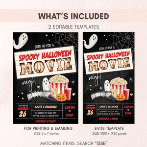 Spooky Halloween Invitation Set