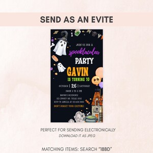 Halloween Evite