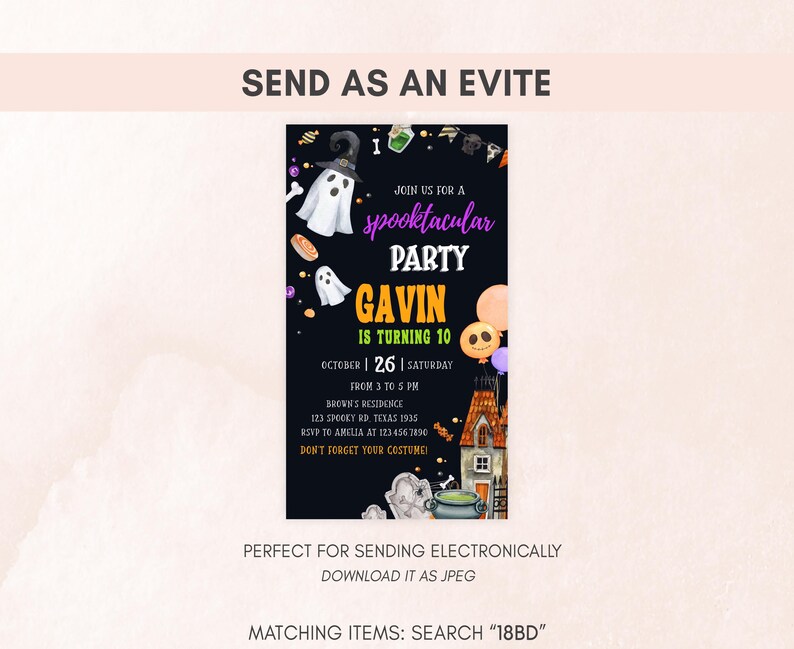 Halloween Evite