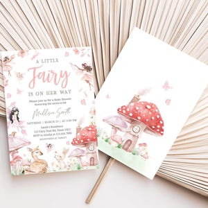 Fairy Baby Shower Invite