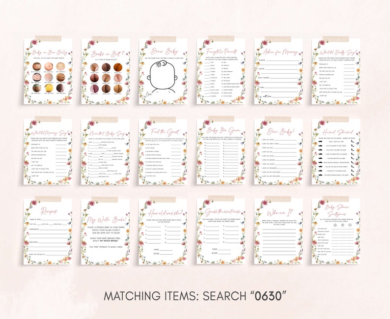 a collection of matching items for a wedding