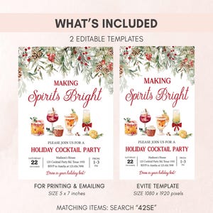 Making Spirits Invitation Set