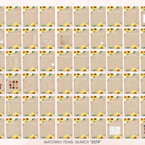 Editable Sunflower Girl Baby Shower Games Bundle, Rustic Boho Baby Shower Game Pack, Sunflower Yellow Floral Baby Shower Games Template 0379 image 3