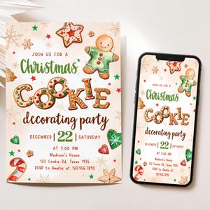 Cookie Decorating Invite