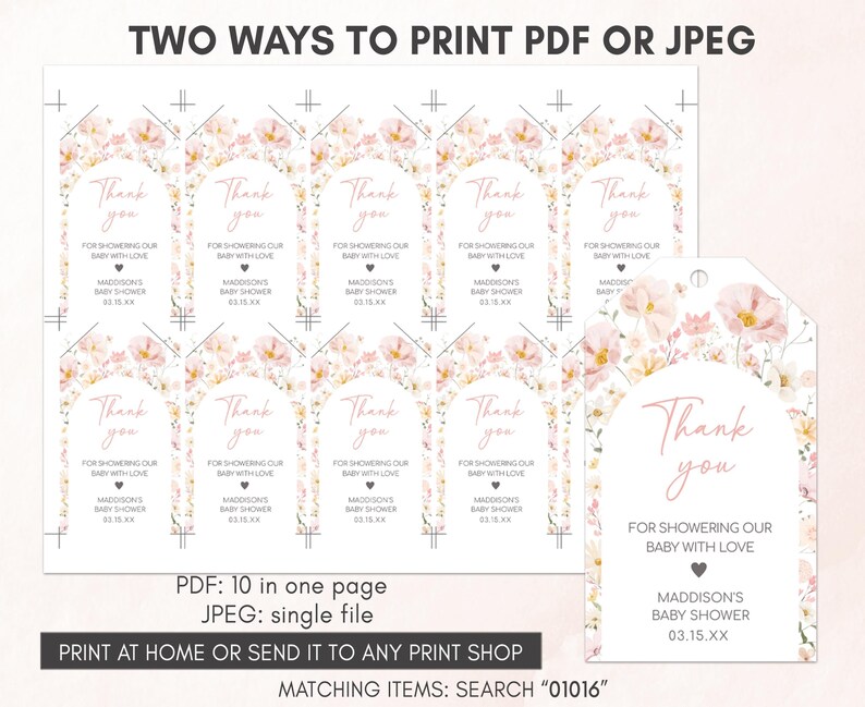 two ways to print a wedding program