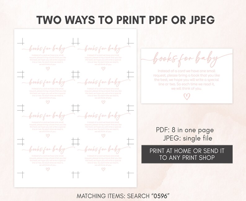 two ways to print a wedding program