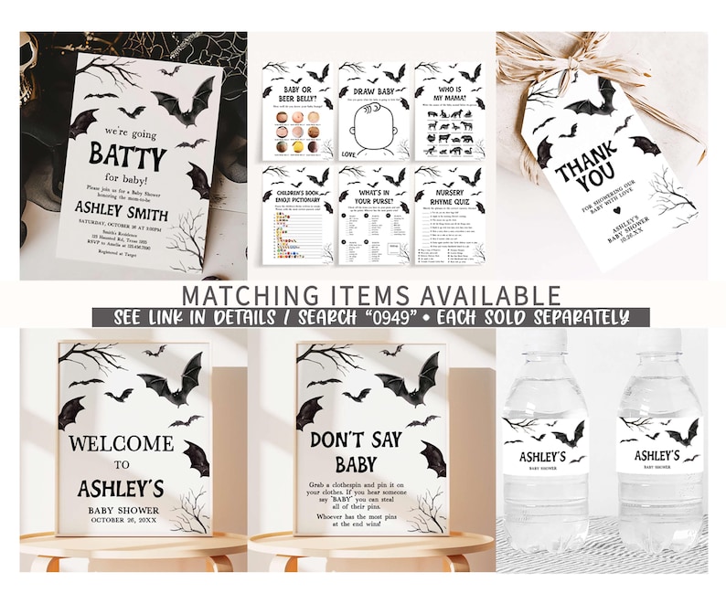 Gothic Spooky Printable Templates