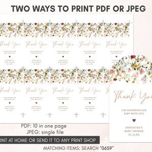 two ways to print a wedding program