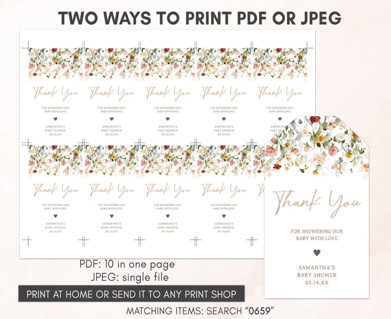 two ways to print a wedding program