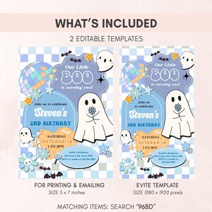 a couple of flyers for a children's birthday party