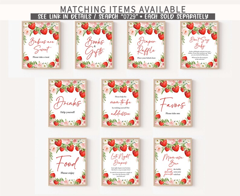 Strawberry Signs