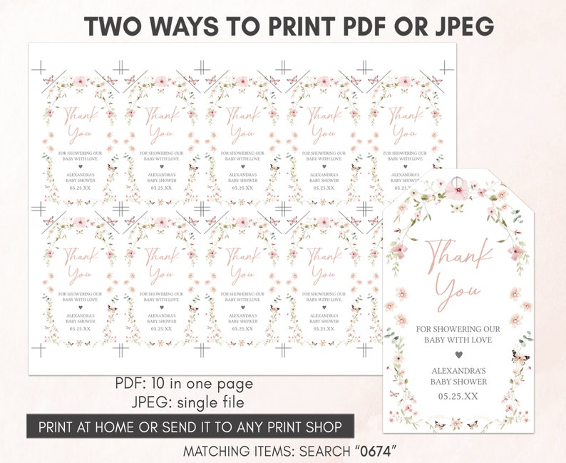 two ways to print a wedding program