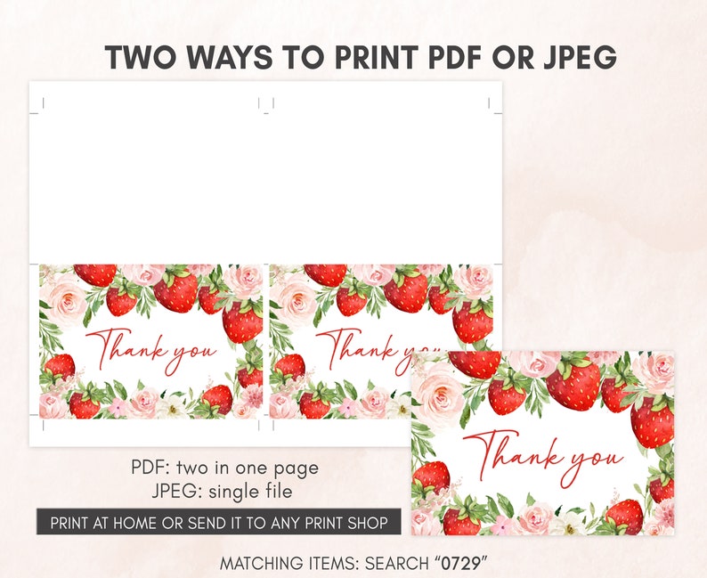 two ways to print a thank card for a teacher