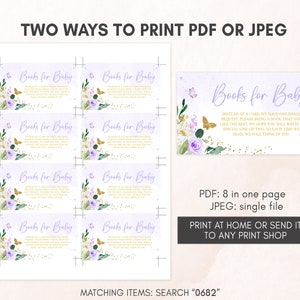 two ways to print for a baby shower
