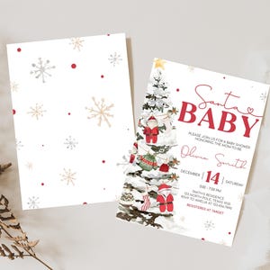 Santa Baby Invite