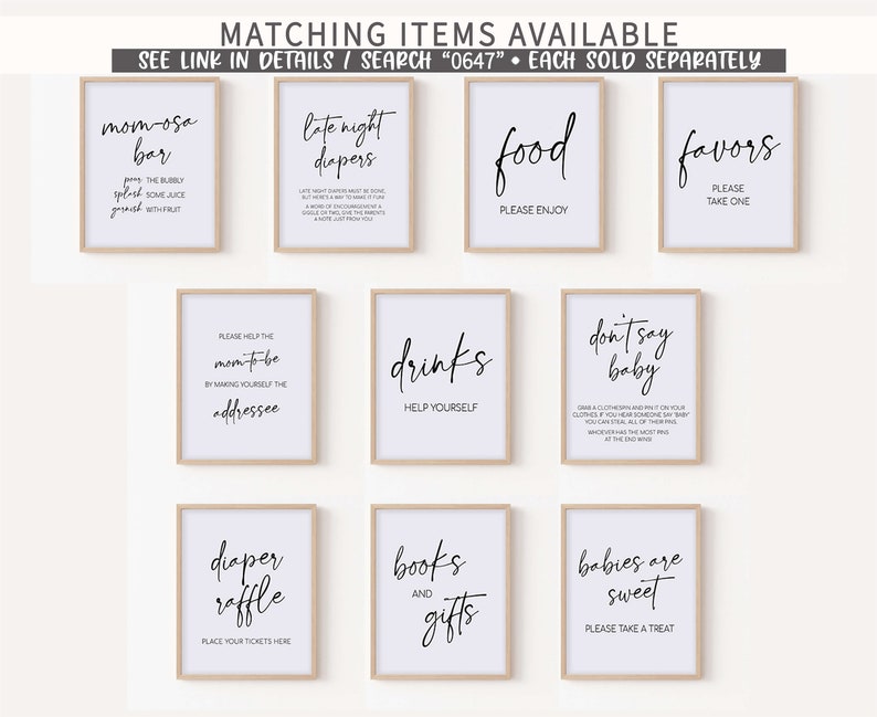 Editable Minimalist Baby Shower Due Date Calendar, Modern Boho Baby Shower Calendar, Black and White Gender Neutral Birthday Prediction 0647 image 3