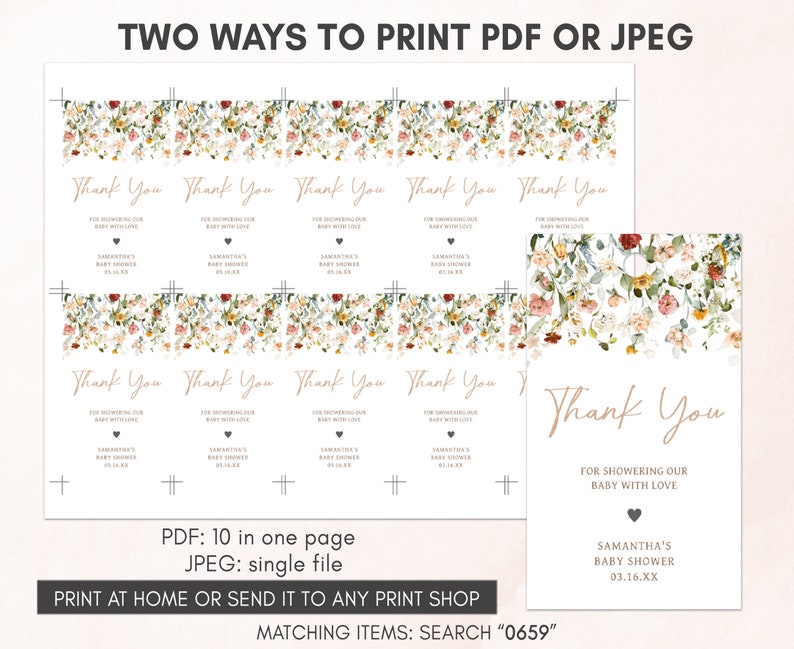 two ways to print a wedding program