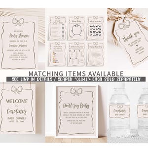 a set of matching items available for a wedding
