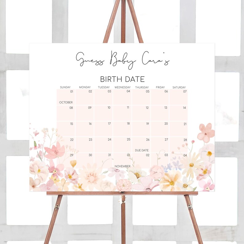 A Little Wildflower Calendar