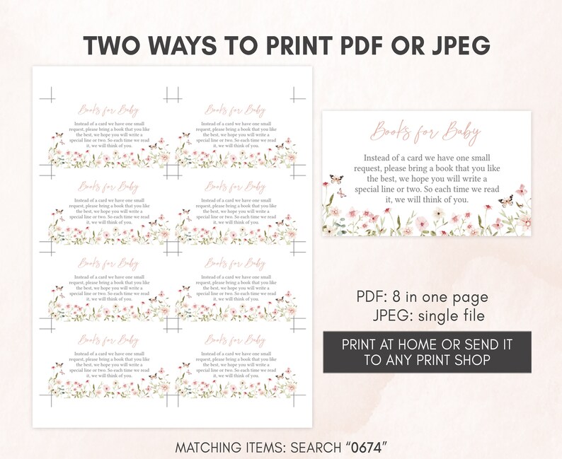 two ways to print a wedding program