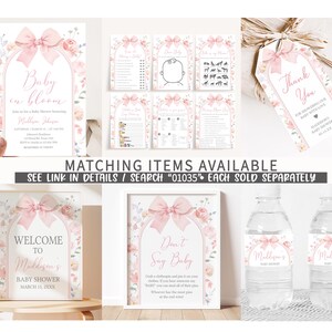 Pink Coquette Bow Printable Templates