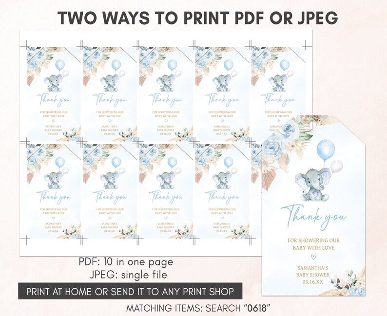 two ways to print a wedding program