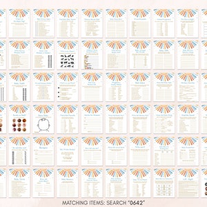 a poster with a bunch of different things on it