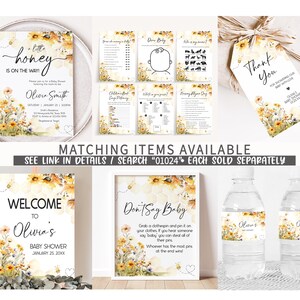 a set of wedding items including water bottles and tags