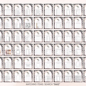 a sheet of paper with a bunch of numbers on it