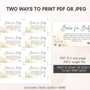 Floral Bee Books for Baby
