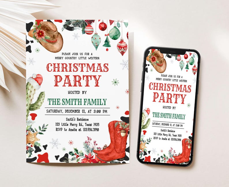Christmas Party Invite