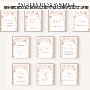 a set of nine matching items for a wedding